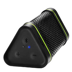 Hercules Enceinte Nomade d'extérieur - Bluetooth - 2 x 2W - Résiste à l'eau et à la poussière - Noir - BTP04