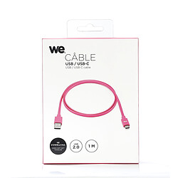 Avis WE Câble Plat USB-C vers USB 1m pour Samsung S8/S9/S10, MacBook Pro, Google Pixel/Chromebook, Huawei P20/P30 Xiaomi - Fuschia