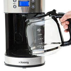 Hkoenig Cafetière Programmable Argent MG30 - Argent pas cher