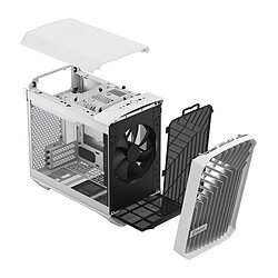 Fractal Design Torrent Nano White TG Clear (Blanc) pas cher