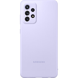 Samsung Coque Silicone pour Galaxy A72 - Violet