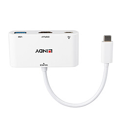 Lindy Convertisseur USB 3.1 Type C vers HDMI  avec port USB Type A et Power Delivery