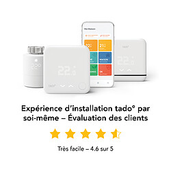 Tado Kit de démarrage V3+ - Thermostat Intelligent + Bridge Internet pas cher