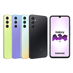 Avis Samsung Galaxy A34 - 5G - 6/128 Go - Lime