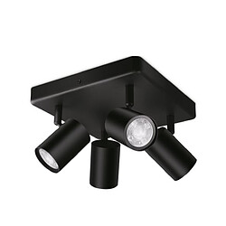 Avis WiZ Luminaire Connecté B 22-65K - RGB SQ - Noir