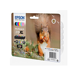 Epson Ecureuil - Multipack 378 - Noir, Cyan, Magenta, Jaune - XL Multipack 6 Couleurs Ecureuil 378XL