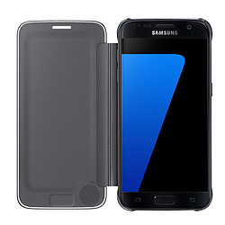 Avis Samsung Clear View Cover Galaxy S7 - Noir