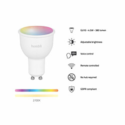 Acheter Hombli Spot connecté - LED4,5W GU10 - WiFi - RGB