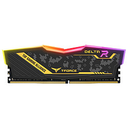 T-Force Delta TUF Alliance RGB - 2 x 8 Go - DDR4 3200 MHz 16 Go de mémoire PC - 2 barrettes de RAM DDR4 PC4-25600 - CAS 16 - TF9D416G3200HC16CDC01