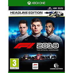 Codemasters F1 2018 - Jeu Xbox One