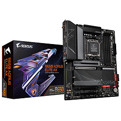 Gigabyte B650 AORUS ELITE AX Carte mère ATX - Socket AM5 - AMD B650 - 4x DDR5 - M.2 PCIe 5.0 - USB 3.2 - PCI-Express 4.0 16x - Wi-Fi 6E - LAN 2.5 GbE