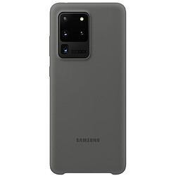 Samsung Coque Silicone pour Galaxy S20 ULTRA 5G Gris