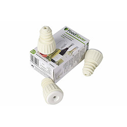 Foodsaver Lot de 3 bouchons de conservation - FSFSBS0024-050 - Blanc pas cher