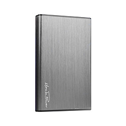 Heden Boitier externe pour disque dur 2,5'' - USB 3.0 - Alu brossé - Silver