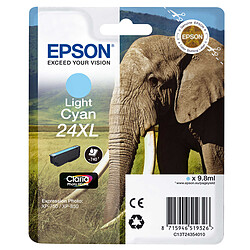 EPSON Cartouche T2435 - Elephant - Cyan Clair XL