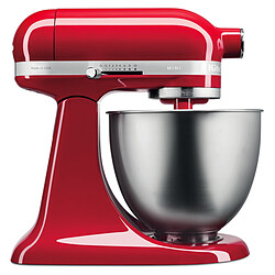 Kitchenaid Robot pâtissier Artisan mini 3,3L Rouge empire Gamme Mini pour les espaces restreints - 25% plus léger - 20% plus petit