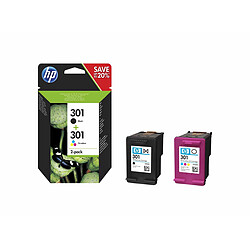 HP 301 - Multipack N9J72AE - Noir, Cyan, Magenta, Jaune