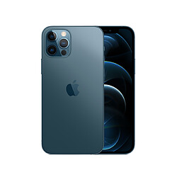 Apple iPhone 12 Pro - 5G - 128 Go - Bleu Pacifique · Reconditionné Écran Ceramic Shield Super Retina XDR de 6,1" - 5G - Puce A14 Bionic - Système photo pro - Scanner LiDAR - Compatible accessoires MagSafe - iOS 14