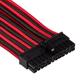 Corsair ATX 24 broches - 1 x 610 mm - rouge/noir