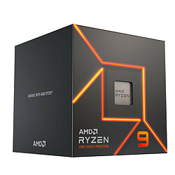 AMD Ryzen 9 7900 Wraith Prism (4.0 GHz / 5.4 GHz) 12 Cœurs / 24 Threads - Socket AM5 - Game Cache 76 Mo - 5 nm - TDP 65W (version boîte avec ventilateur - garantie constructeur 3 ans)