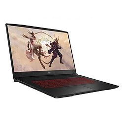 MSI Katana GF76 12UD-017XFR 17.3" FHD 144Hz - Intel Core I7-12700H - NVIDIA GEFORCE RTX 3050 Ti GDDR6 4Go - 16 Go DDR4 3200Mhz - SSD M.2 512 Go - Sans Système D'exploitation