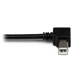 StarTech.com Câble USB 2.0 A vers USB B Coudé à Gauche Mâle / Mâle pour imprimante - 2 m - Noir pas cher