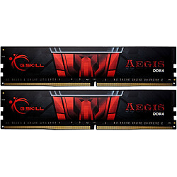 G.Skill Aegis Gaming Series 8 Go (2x 4 Go) - 2400 MHz - CL 15 Kit mémoire RAM DDR4 PC4-17000 - F4-2400C15D-8GIS