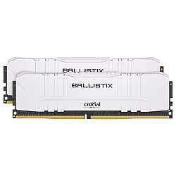 Ballistix White 16 Go (2 x 8 Go) DDR4 3200 MHz CL16 Ballistix White 16 Go (2 x 8 Go) DDR4 3200 MHz CL16