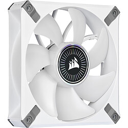 Acheter Corsair Deux ventilateurs iCUE ML140 RGB ELITE Premium Blanc 140mm avec iCUE Lighting Node CORE