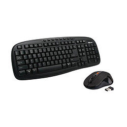 WE Kit clavier et souris sans fil noir