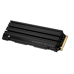 Corsair Disque SSD M.2 NVMe MP600 ELITE - 1 To SSD interne - CSSD-F1000GBMP600EHS - 7000 Mo/s - Avec dissipateur