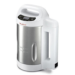 Moulinex Blender chauffant My Daily Soup - LM540110 - Blanc/Inox Blender chauffant - 1.2 L - 3 programmes - Blanc/Inox