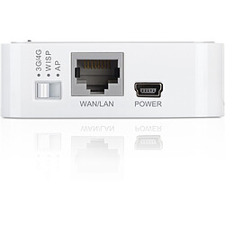 Avis TP-LINK TL-MR3020 routeur sans fil Monobande (2,4 GHz) Fast Ethernet 3G 4G Gris, Blanc