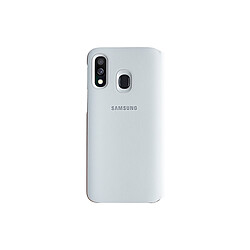 Avis Samsung Etui à rabat pour Galaxy A40 - EF-WA405PWEGWW - Blanc