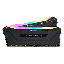 Corsair Vengeance RGB PRO - 2x8 Go DDR4 3600 MHz C18 - Noir 16 Go de mémoire PC - 2 barrettes de RAM - DDR4 PC4-28800 - RGB - CMW16GX4M2D3600C18