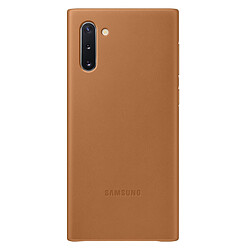 Samsung Coque cuir Galaxy Note10 - Camel