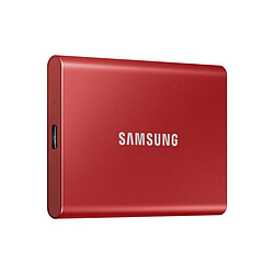 Samsung T7 Rouge métallique - 1 To - USB 3.2 Gen 2