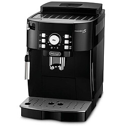 DeLonghi Magnifica S ECAM 21.117.B Noir Machine espresso - noir - 15 bars - 13 niveaux de mouture - Détartrage, nettoyage et programme de rinçage - Fonction eco