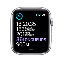 Avis Apple Watch Series 6 - GPS+Cellular - 44 - Alu Argent / Bracelet Sport Blanc - Regular