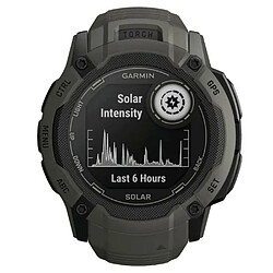 Montre connectée Mixte Garmin Instinct 2X Solar - 010-02805-05 Vert