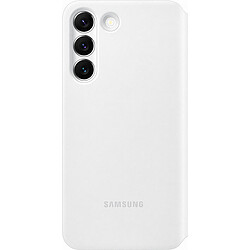 Avis Samsung Coque smartphone EF-ZS901CW Folio Sams S22 Clear View Cover Blanc