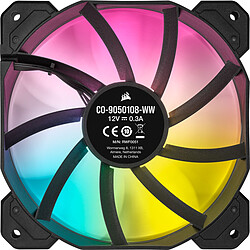 Corsair Ventilateur PWM 120mm iCUE SP120 RGB ELITE Performance