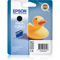 Epson Cartouche d'encre T0551 Canard - Noire QuickDry