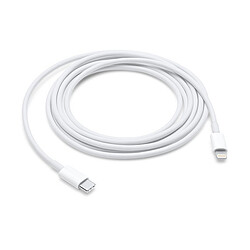 Apple Câble USB-C vers Lightning - 2m - MKQ42ZM/A Câble USB Type C - Compatible MacBook - iMac - iPhone et iPad