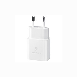 Chargeur Secteur 15W USB C (sans câble) Coloris Blanc SAMSUNG EP-T1510NWEGEU