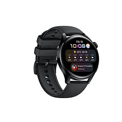 Avis Huawei Watch 3 Active - 4G - Bracelet Fluoroelastomère Noir