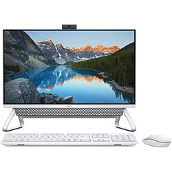 Dell Inspiron AIO 5400 - Argent Pc-Tout-en-un 23,8" Full HD - Intel Core i7-1165G7 - RAM 8 Go - HDD 1 To + SSD 512 Go - Intel Iris Xe Graphics - Windows 10