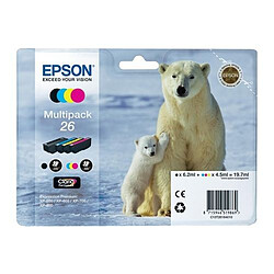 Epson Pack de cartouches ''Ours Polaire'' d'encre capacité standard noir et couleurs Multipack - T2616