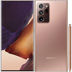 Samsung Galaxy Note20 Ultra - 5G - 512 Go - Bronze Smartphone 6,9'' Quad HD+ Dynamic AMOLED - HDR10+ - 5G - S Pen - RAM 12 Go - Triple Capteur 108MP - Batterie 4 500 mAh