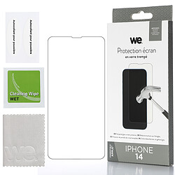 WE Verre trempé APPLE IPHONE 14: Protection écran - anti-rayures - anti-bulles d'air - ultra-résistant - dureté 9H Glass